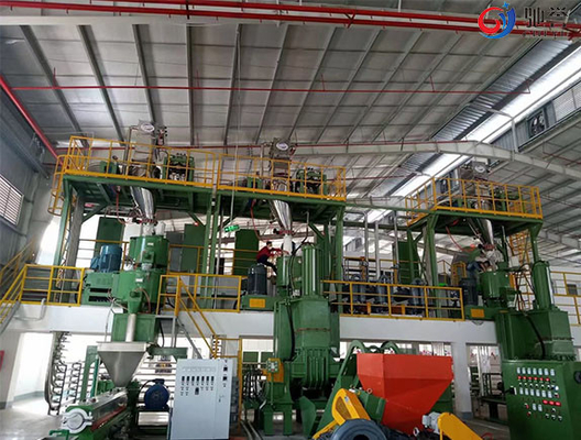 نظام نقل خلط الجرعات الأوتوماتيكي لكابل PVC