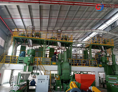 نظام نقل خلط الجرعات الأوتوماتيكية للمسحوق لكابل PVC
