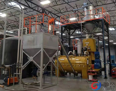 عالية السرعة خلاط PVC خلاطات توربو مركب مع نظام نقل الجرعات الهوائية