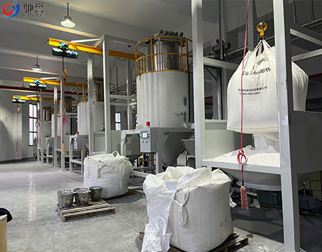عالية السرعة خلاط PVC خلاطات توربو مركب مع نظام نقل الجرعات الهوائية