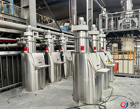 نظام تجميع السيارات PVC لنظام خلط خط بثق الأرضيات SPC / LVT / WPC